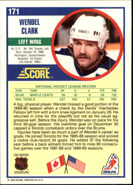 1990/1991 Score "American" Hockey Base Set Cards #1 to #220 Rookies and Veterans - Picture 342 of 440