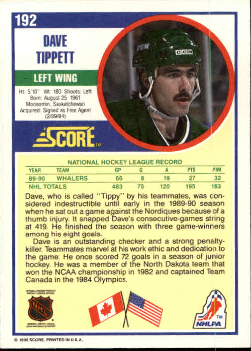 1990/1991 Score "American" Hockey Base Set Cards #1 to #220 Rookies and Veterans - Picture 384 of 440