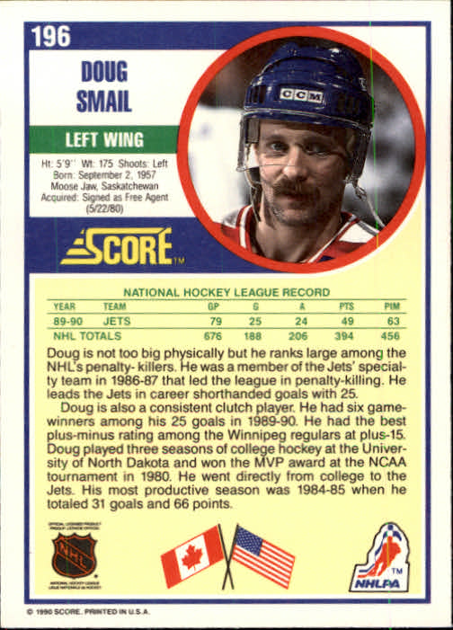 1990/1991 Score "American" Hockey Base Set Cards #1 to #220 Rookies and Veterans - Picture 392 of 440