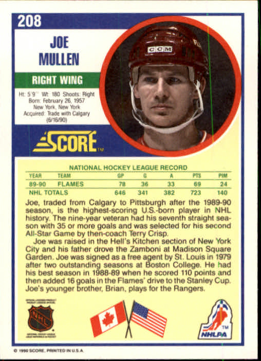 1990/1991 Score "American" Hockey Base Set Cards #1 to #220 Rookies and Veterans - Picture 416 of 440