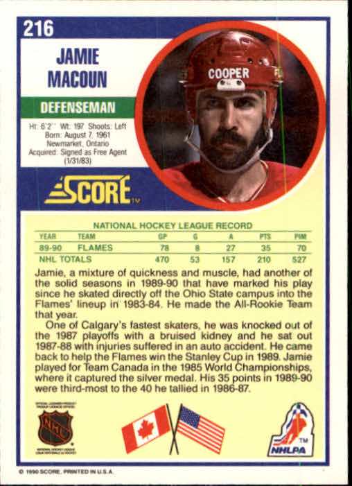 1990/1991 Score "American" Hockey Base Set Cards #1 to #220 Rookies and Veterans - Picture 432 of 440