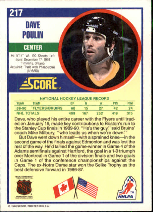 1990/1991 Score "American" Hockey Base Set Cards #1 to #220 Rookies and Veterans - Picture 434 of 440