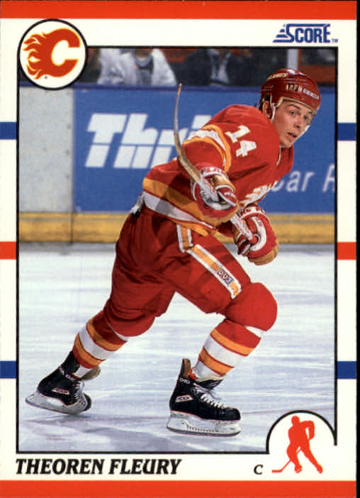 1994-95 Leaf #55 Theo Fleury Calgary Flames