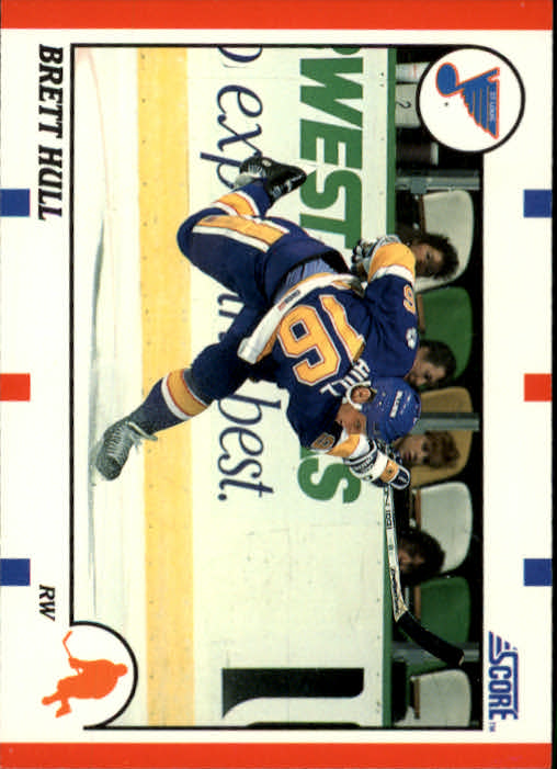 Brett Hull Hockey Card 1990 The Brett Hull Collection U