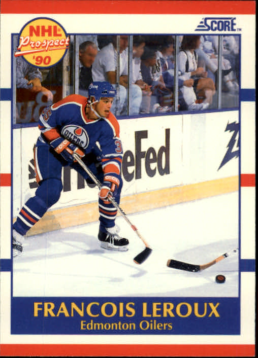 1990-91 Score #393 Francois Leroux RC