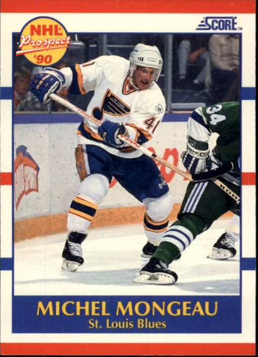 1990-91 Score #395 Michel Mongeau RC