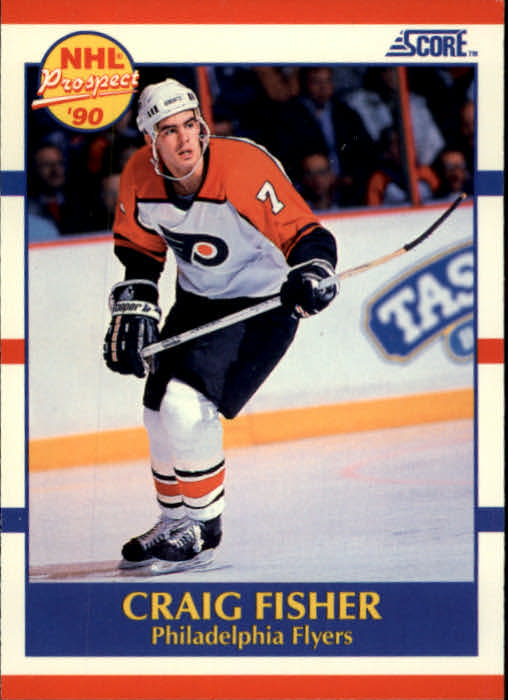 1990-91 Score #412 Craig Fisher RC