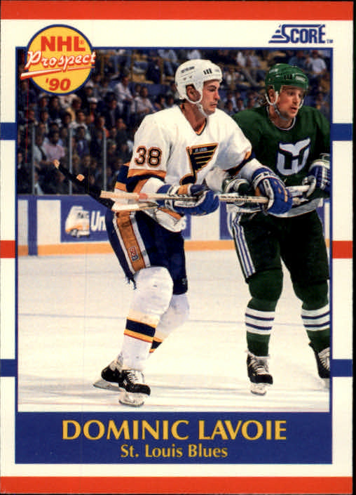 1990-91 Score #416 Dominic Lavoie RC