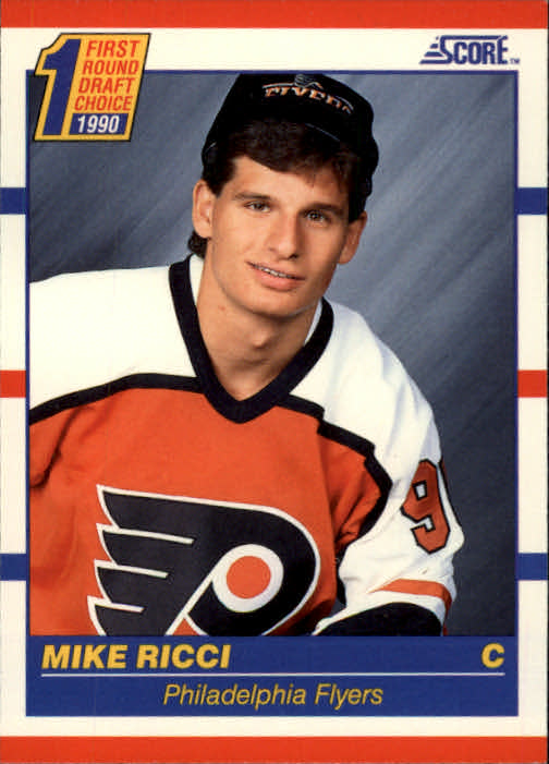1990-91 Score #433 Mike Ricci RC