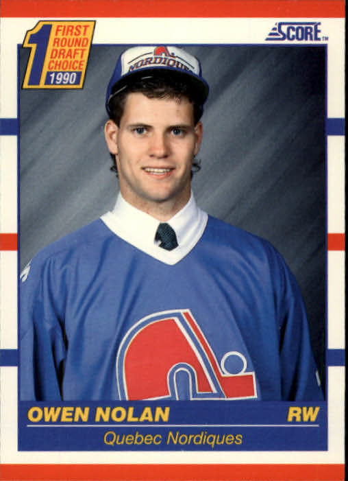 1990-91 Score #435 Owen Nolan RC