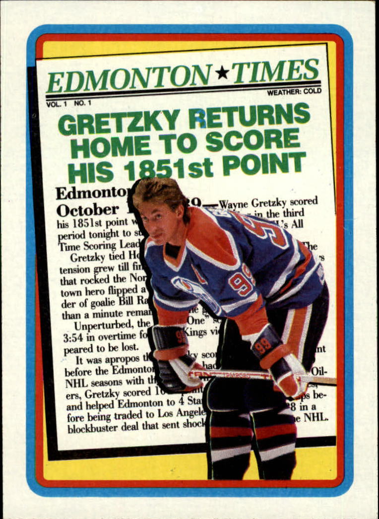 1990-91 Topps #2 Wayne Gretzky Oilers