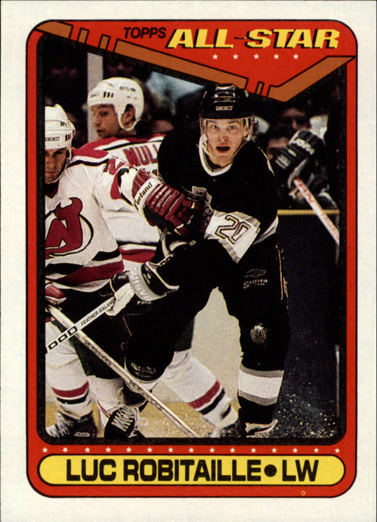 1990-91 Topps #194 Luc Robitaille AS1