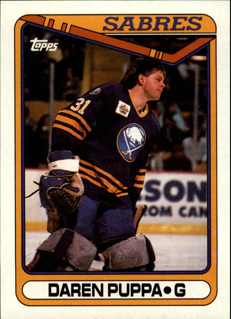 1989-90 Daren Puppa Buffalo Sabres O-Pee-Chee Hockey Rookie Card #200