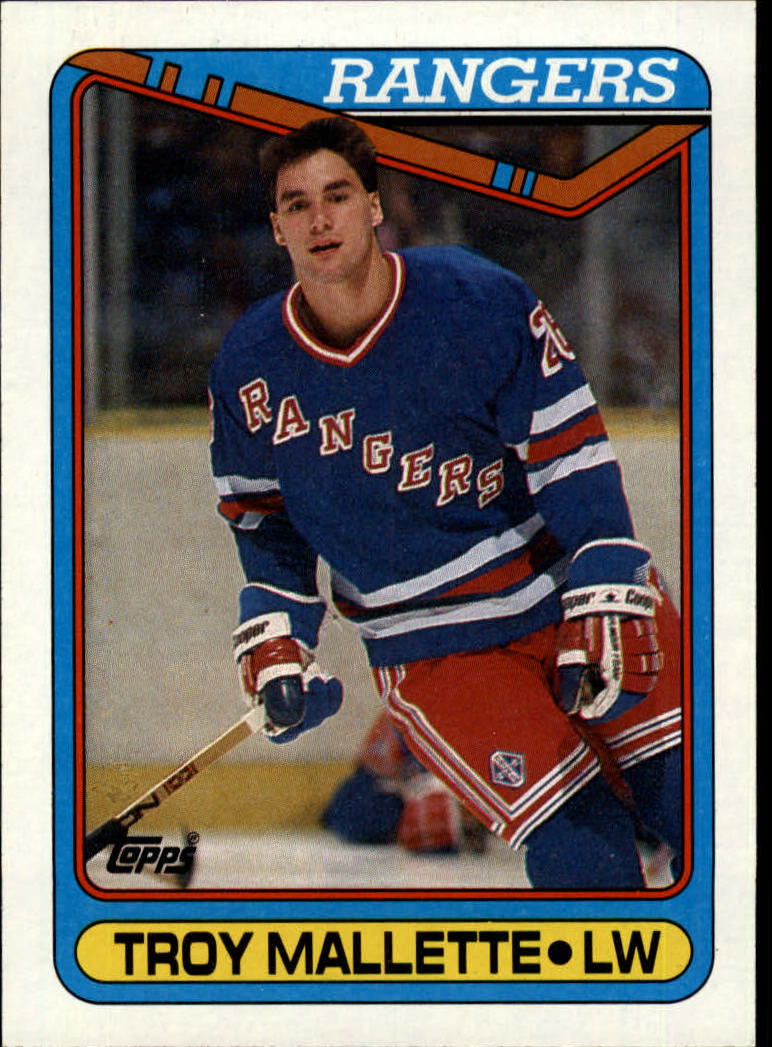 1990-91 Topps #277 Troy Mallette RC