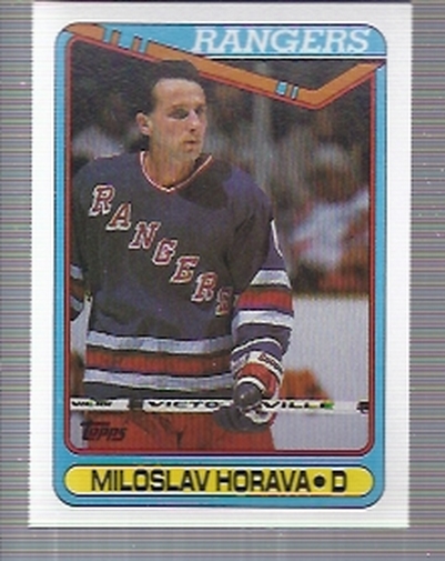 1990-91 Topps #337 Miloslav Horava RC