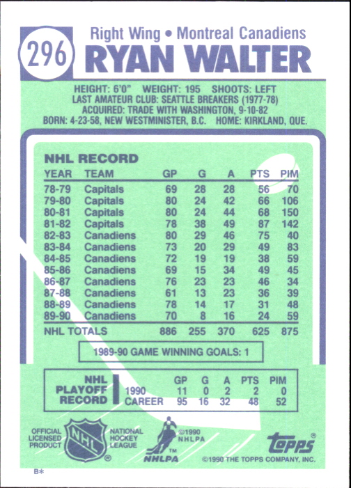 B2555- 1990-91 Topps Tiffany Hk #S 251-396 + Einsätze -du Pick- 15 + Kostenlose - Bild 202 von 256