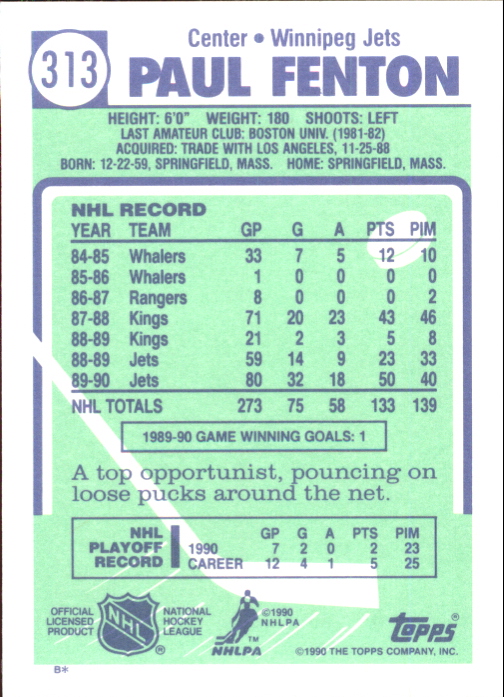 B2555- 1990-91 Topps Tiffany Hk #S 251-396 + Einsätze -du Pick- 15 + Kostenlose - Bild 222 von 256