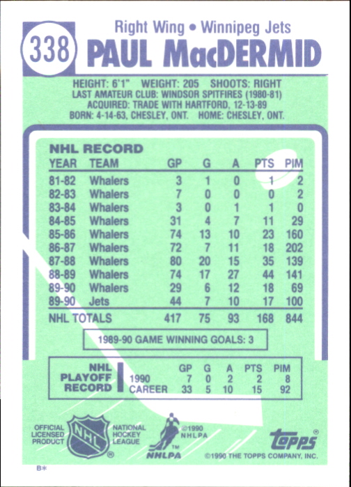 B2555- 1990-91 Topps Tiffany Hk #S 251-396 + Einsätze -du Pick- 15 + Kostenlose - Bild 81 von 256