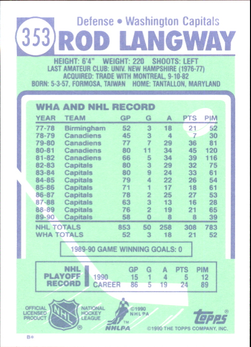 B2555- 1990-91 Topps Tiffany Hk #S 251-396 + Einsätze -du Pick- 15 + Kostenlose - Bild 206 von 290