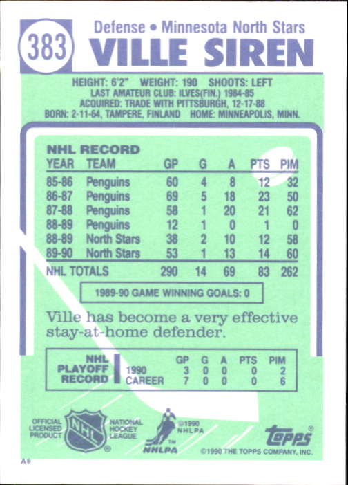 B2555- 1990-91 Topps Tiffany Hk #S 251-396 + Einsätze -du Pick- 15 + Kostenlose - Bild 137 von 256