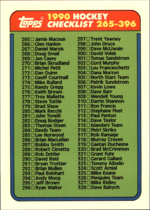 B2555- 1990-91 Topps Tiffany Hk #S 251-396 + Einsätze -du Pick- 15 + Kostenlose - Bild 178 von 256