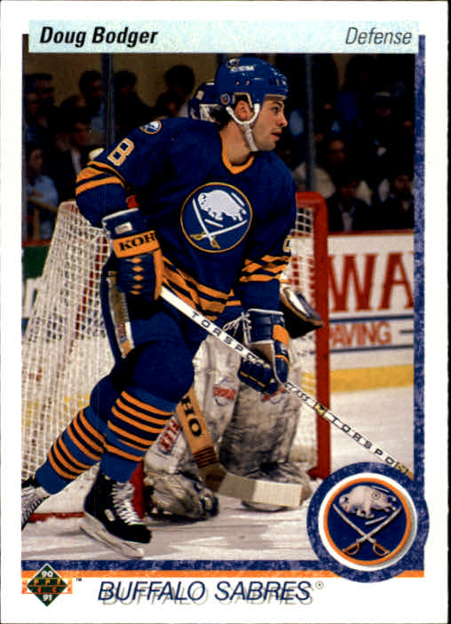 1990-91 Upper Deck #50 Doug Bodger UER/(Birthplace should/be Chemainus)