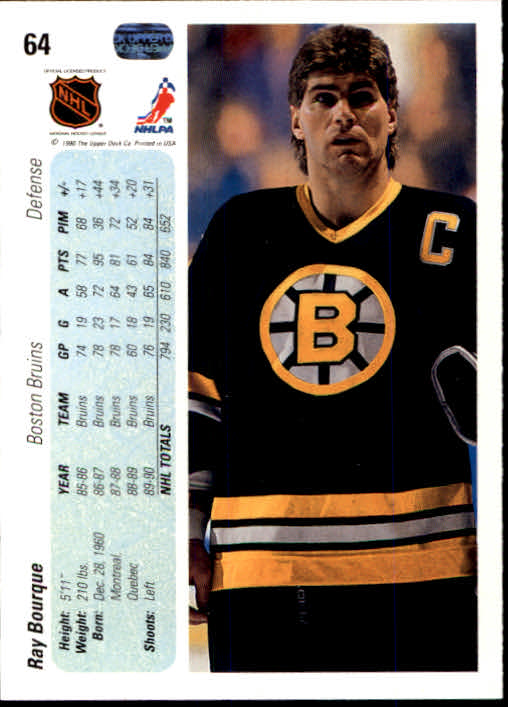 B5862- 1990-91 Upper Deck Hockey #s 1-200 +Rookies -You Pick- 15+ FREE US SHIP - Picture 126 of 392