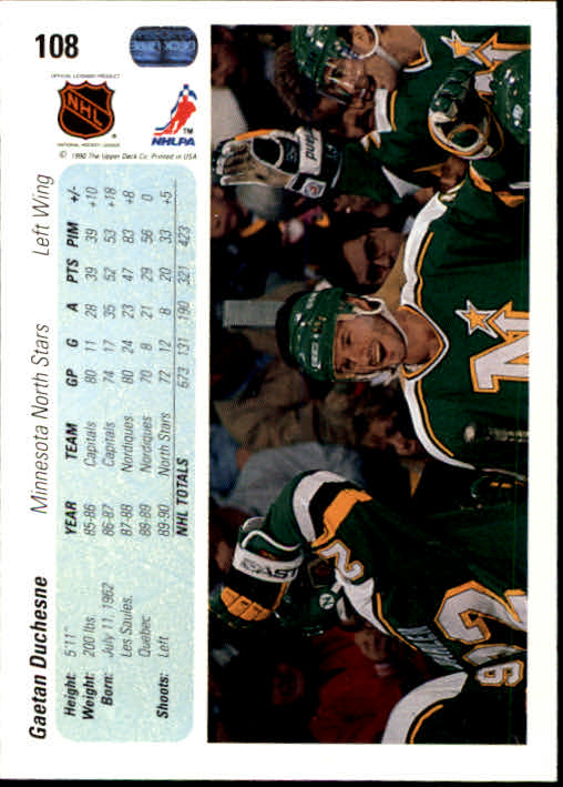 B5862- 1990-91 Upper Deck Hockey #s 1-200 +Rookies -You Pick- 15+ FREE US SHIP - Picture 210 of 392
