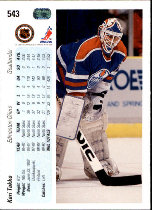 B5862- 1990-91 Upper Deck Hockey 401-550 +Rookies -You Pick- 15+ FREE US SHIP - Picture 265 of 279