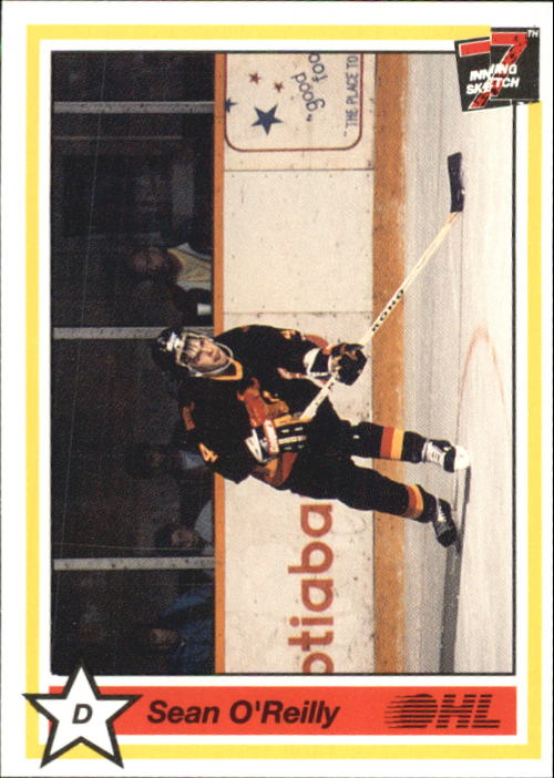 1990-91 7th Inning Sketch OHL #14 Sean O'Reilly