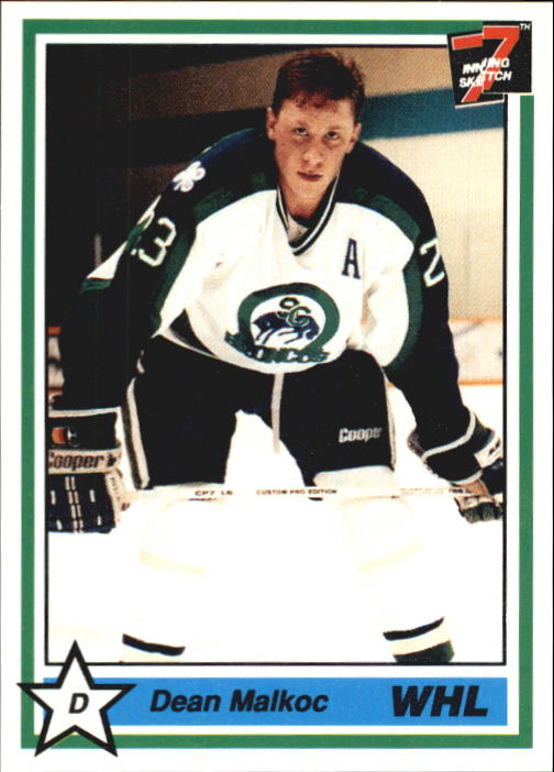 1990-91 7th Inning Sketch WHL #69 Dean Malkoc