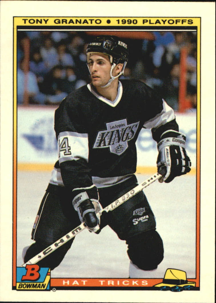1990-91 Bowman Hat Tricks #18 Tony Granato
