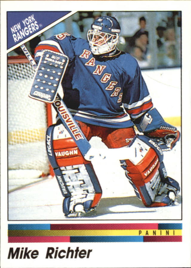 1990-91 Panini Stickers #98 Mike Richter