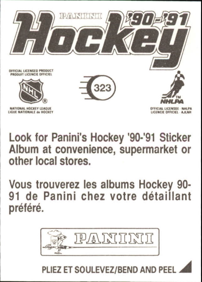 1990-91 Panini Stickers #323 Patrick Roy back image