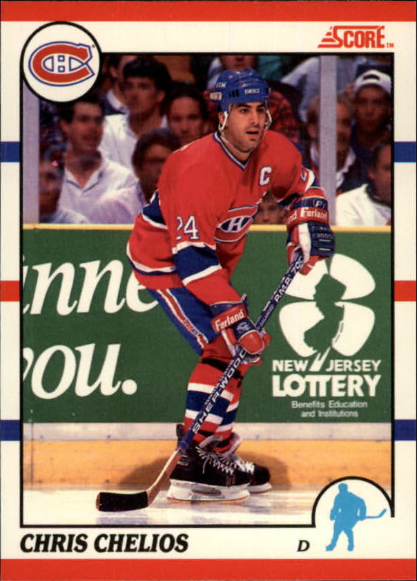 1990-91 Score Canadian #15 Chris Chelios