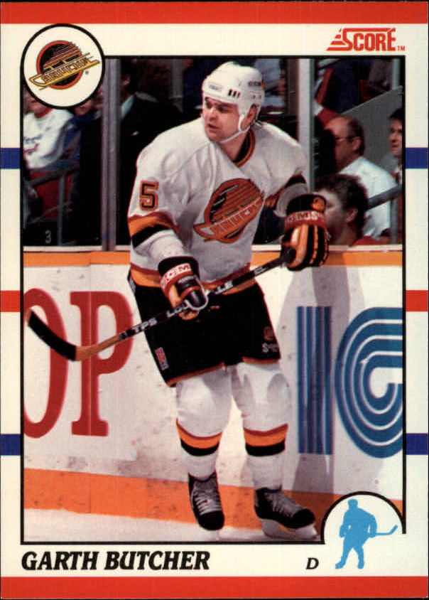 1990-91 Score Canadian #18 Garth Butcher