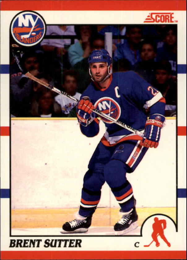 1990-91 Score Canadian #39 Brent Sutter