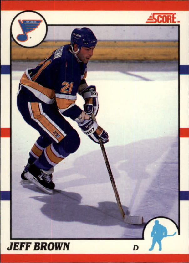 1990-91 Score Canadian #41 Jeff Brown