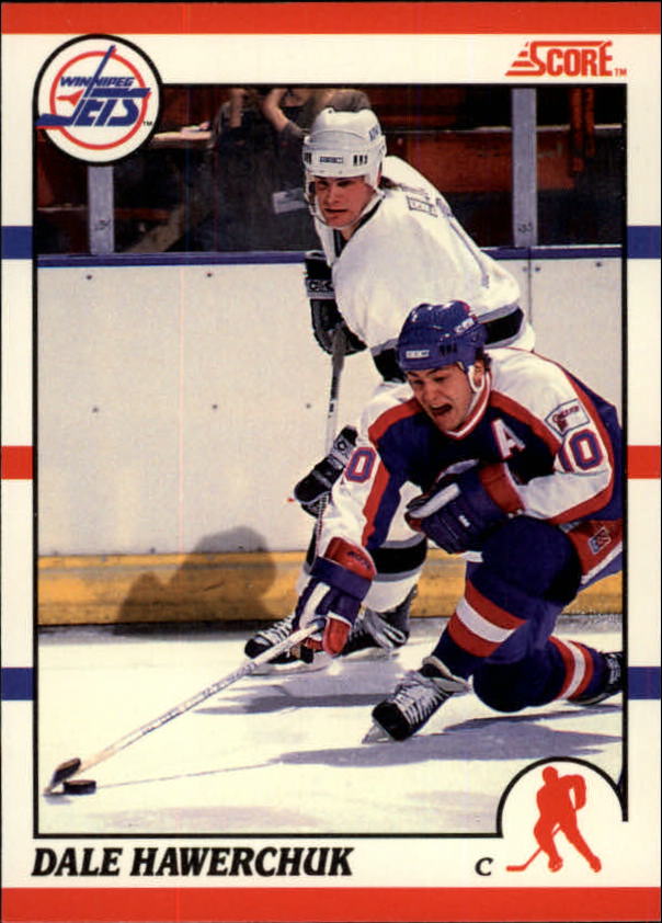 1990-91 Score Canadian #50 Dale Hawerchuk