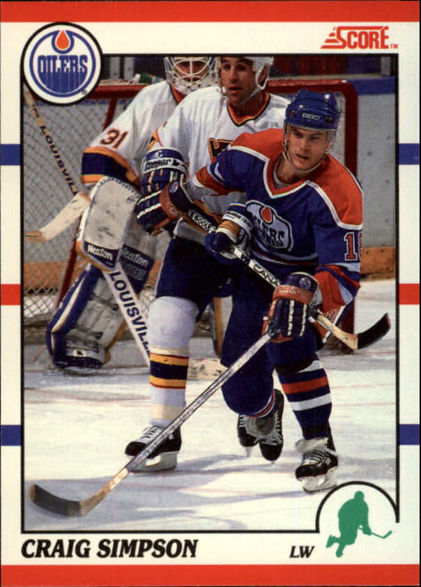 1990-91 Score Canadian #58 Craig Simpson