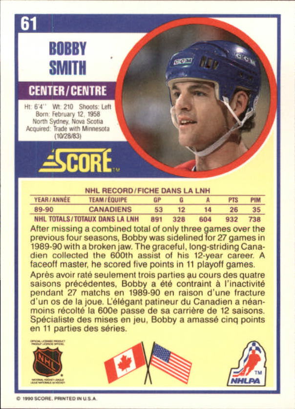 B3558- 1990-91 Score Canadian Hockey Card #s 1-246 -You Pick- 15+ FREE US SHIP - Picture 109 of 460