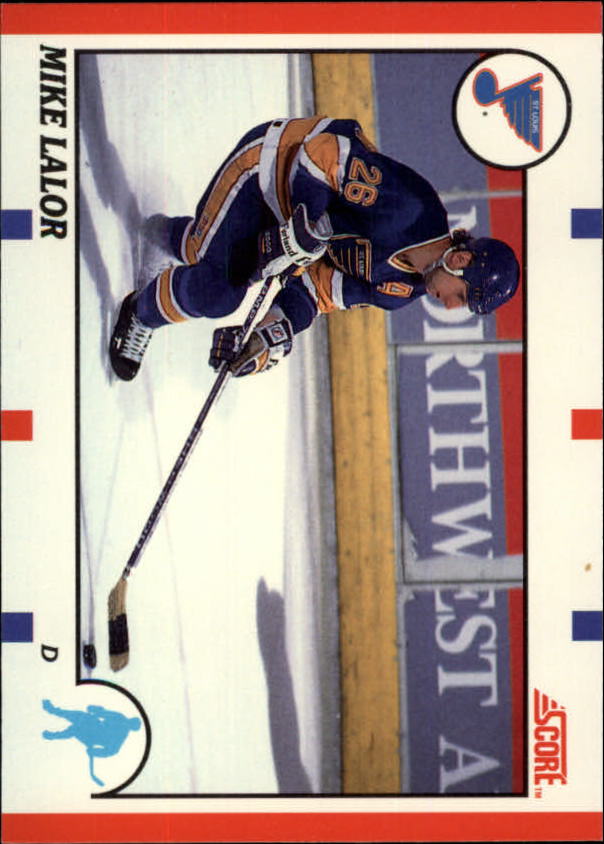 1990-91 Score Canadian #67 Mike Lalor RC