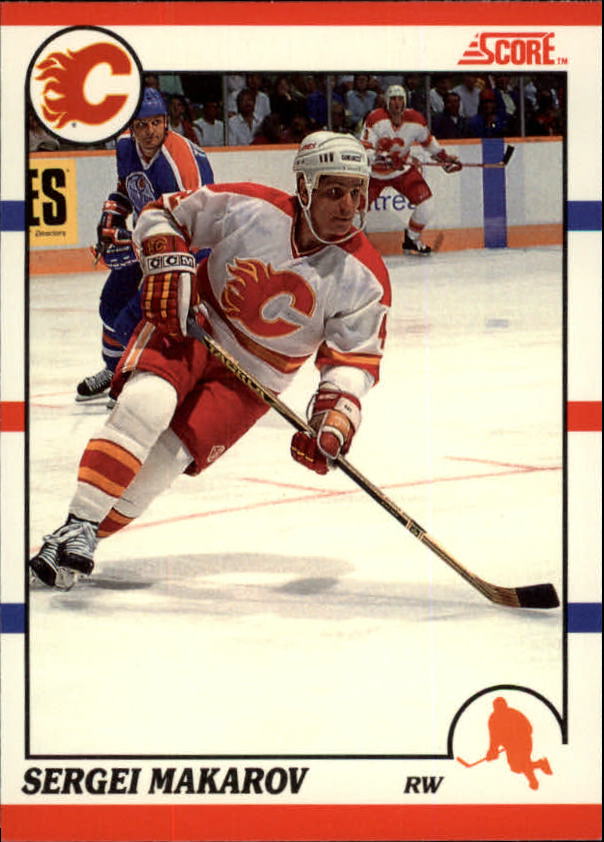 1990-91 Score Canadian #71 Sergei Makarov RC