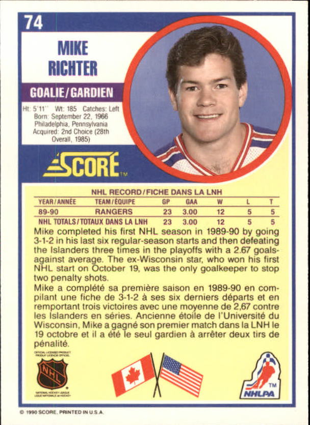 B3558- 1990-91 Score Canadian Hockey Card #s 1-246 -You Pick- 15+ FREE US SHIP - Picture 135 of 460