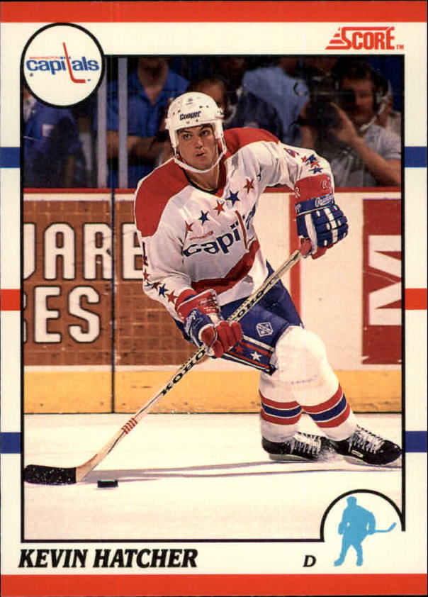1990-91 Score Canadian #90 Kevin Hatcher