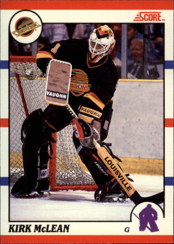 1990-91 Score Canadian #93 Kirk McLean