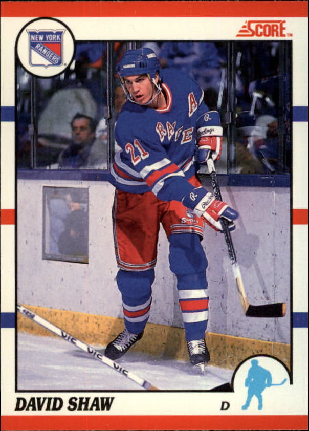 1990-91 Score Canadian #98 David Shaw