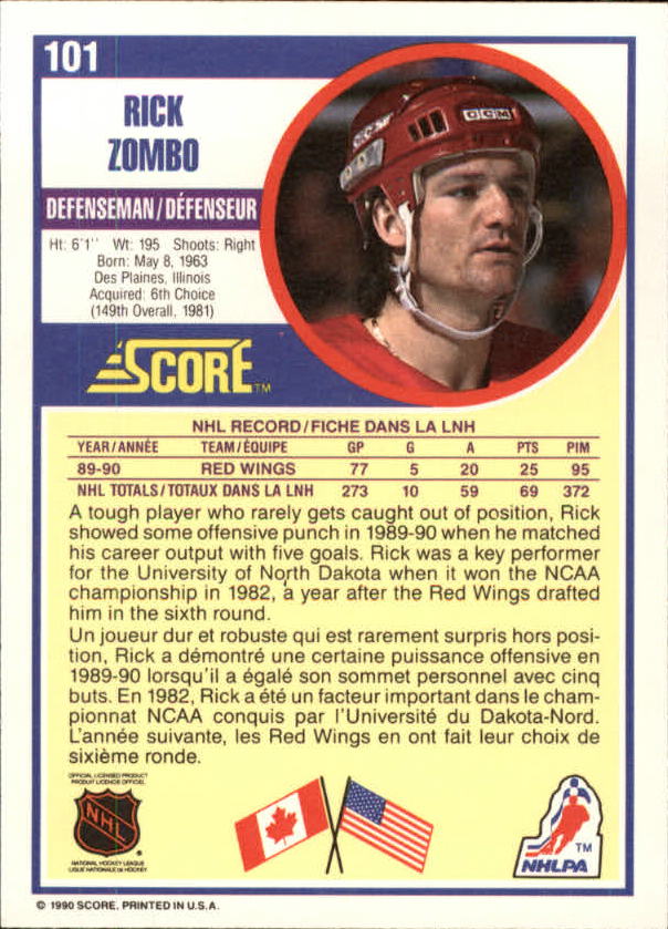 B3558- 1990-91 Score Canadian Hockey Card #s 1-246 -You Pick- 15+ FREE US SHIP - Picture 185 of 460