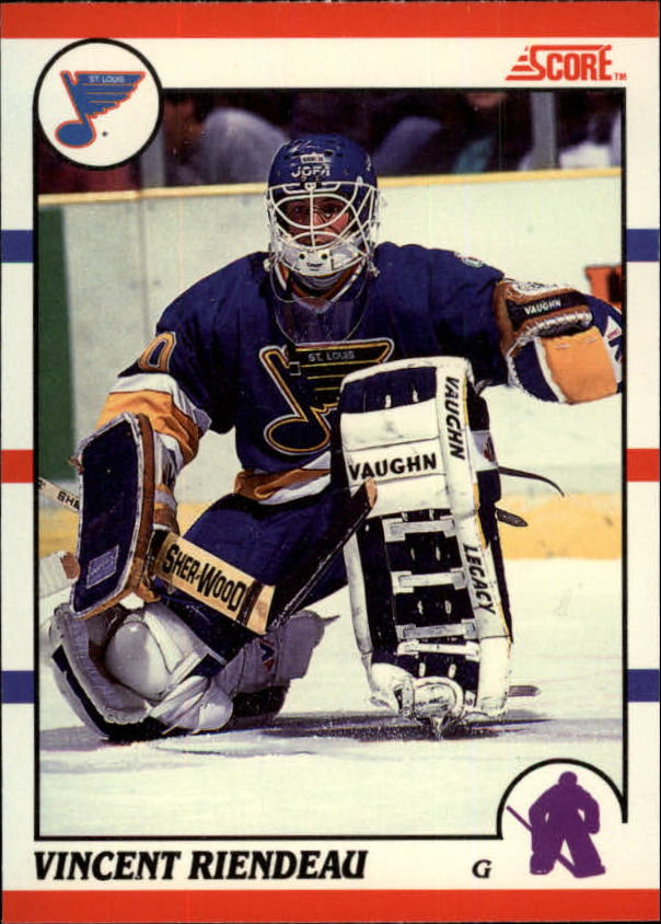 1990-91 Score Canadian #107 Vincent Riendeau RC