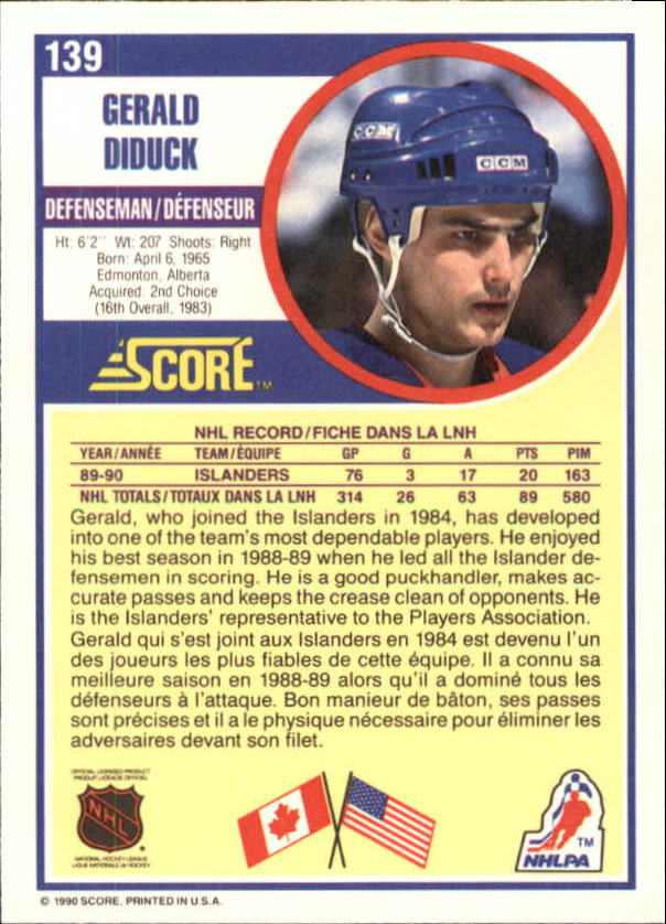 B3558- 1990-91 Score Canadian Hockey Card #s 1-246 -You Pick- 15+ FREE US SHIP - Picture 255 of 460